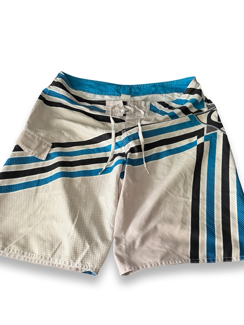 Quicksilver Y2K board shorts patterned x large